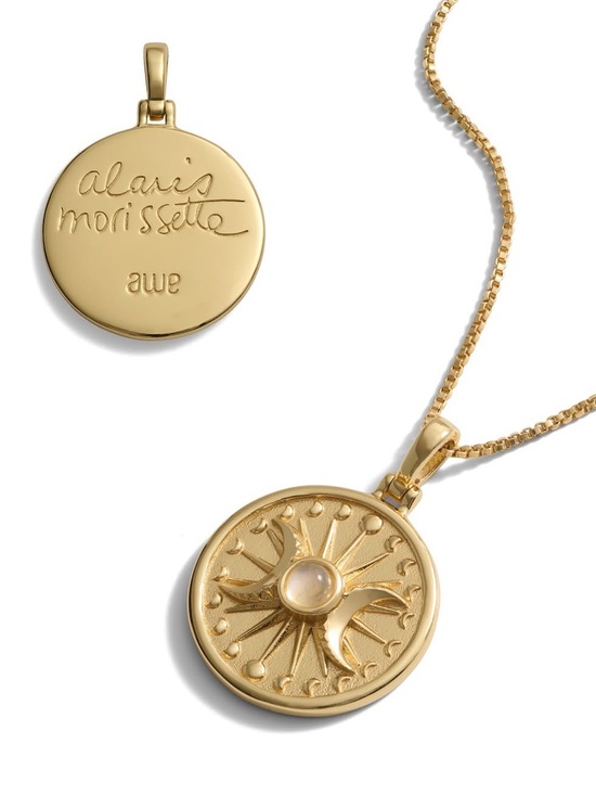 Awe Jewelry - Alanis Morissette X Awe Triple Moon Necklace
